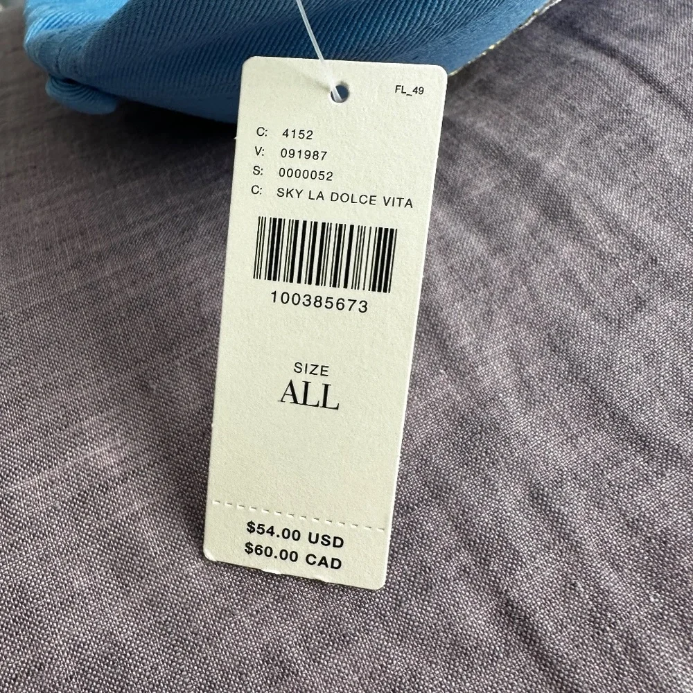 Anthropologie Coney Island Picnic Script Baseball Cap NWT - Picture 8 of 8